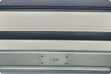 Rideau avec matériaux mixtes